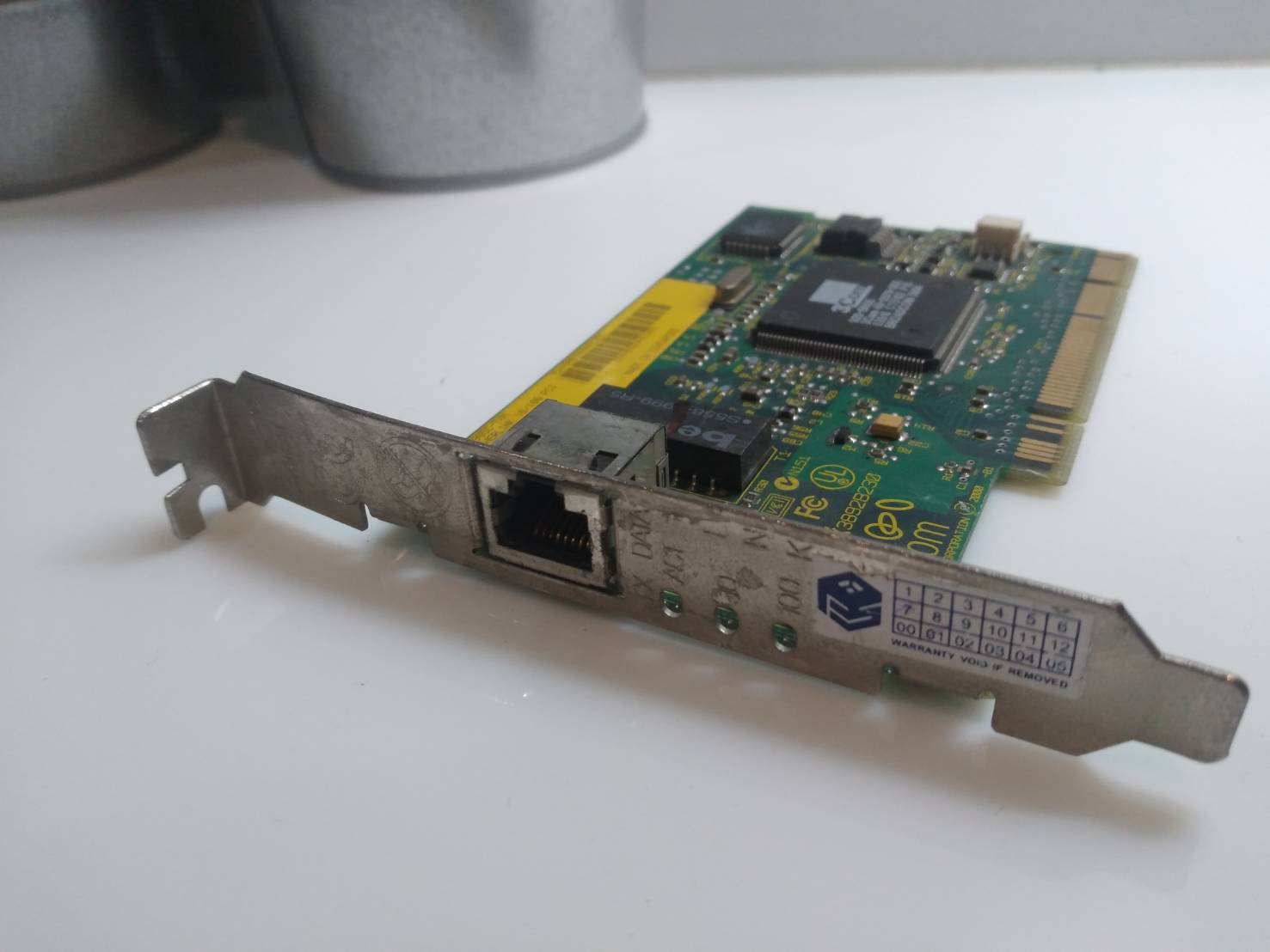 3Com 920-BR05 40-0579-005 3969 CT9952 P16 Ethernet Card BROADCOM 5904 1999 year