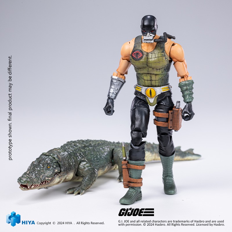 [สั่งจอง] Hiya Toys EMG0359 1/18 : Exquisite Mini Series - G.I.Joe Croc Master&Fiona