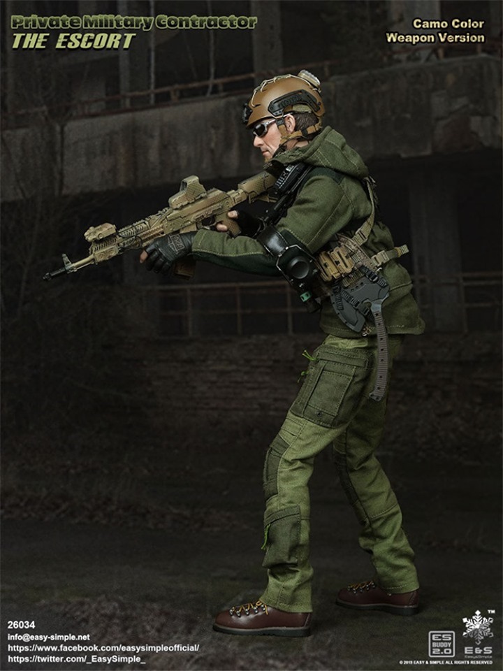 [สั่งจอง]Easy&Simple 26034B 1/6 Scale PMC The Escort (Original/Camo weapon color Ver.)