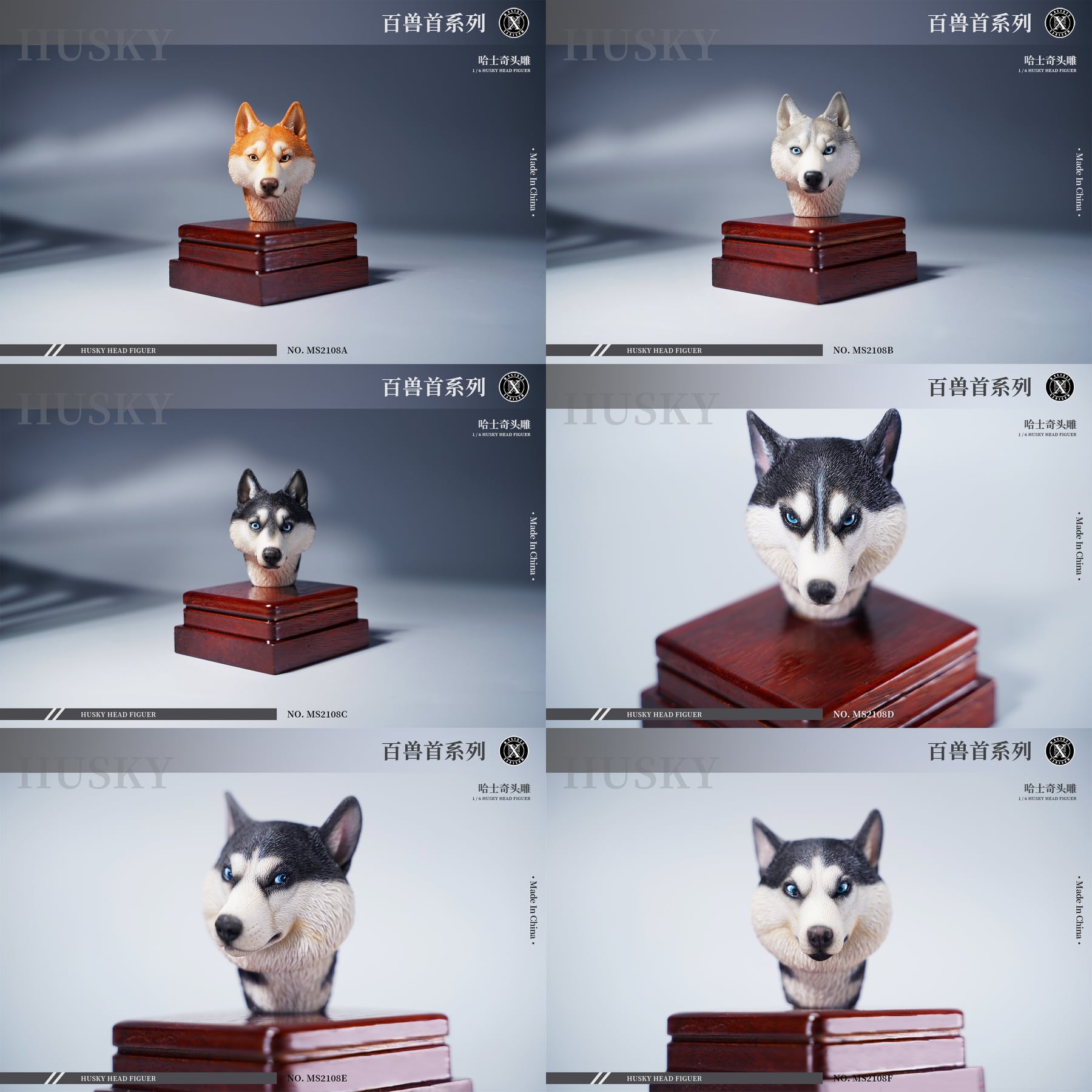 [สั่งจอง]Mostoys MS2108 1/6 : Husky Head Figuer