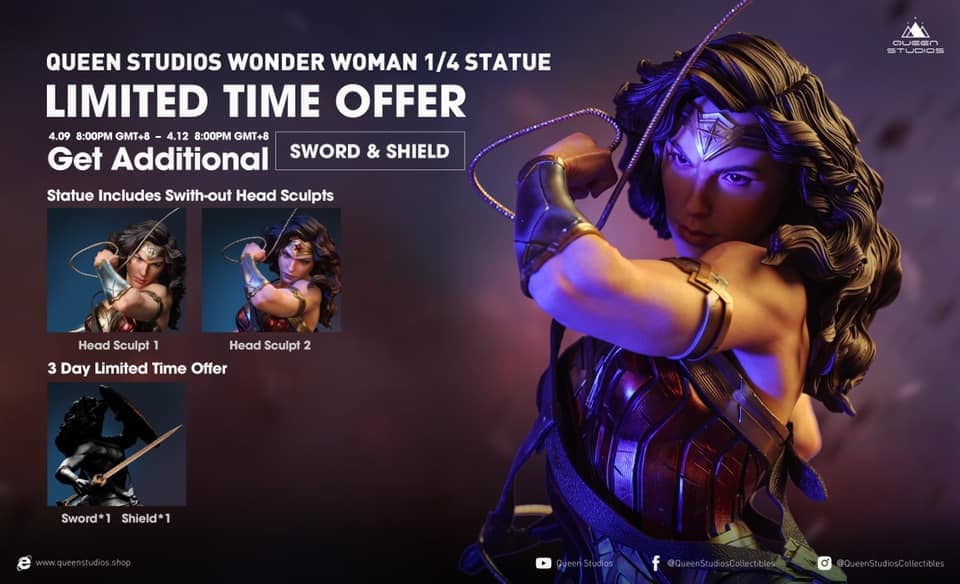 [สั่งจอง]Queen Studio 1/4 Statue : Wonder Woman