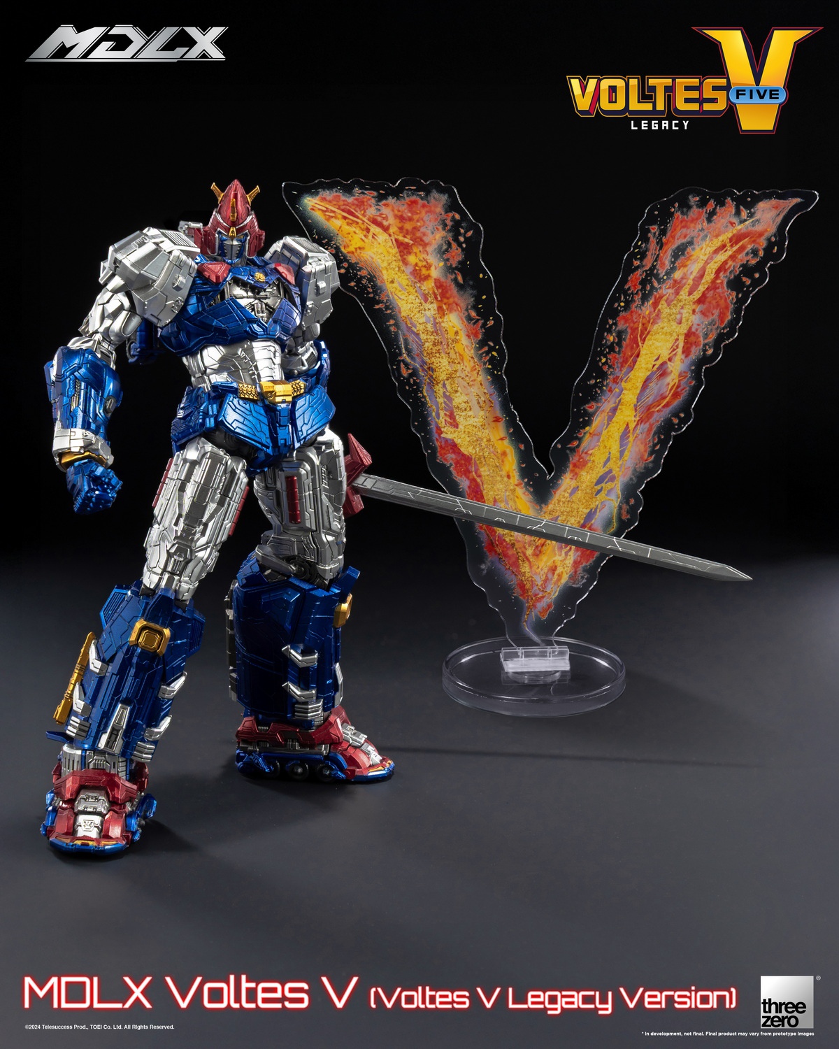 [สั่งจอง]Threezero 3Z06660A0 : MDLX - Voltes V (Voltes V Legacy Version)