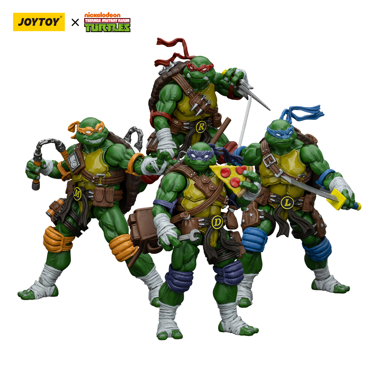 [พร้อมส่ง] Joytoy 1/18 : TMNT ครบ SET ตัว