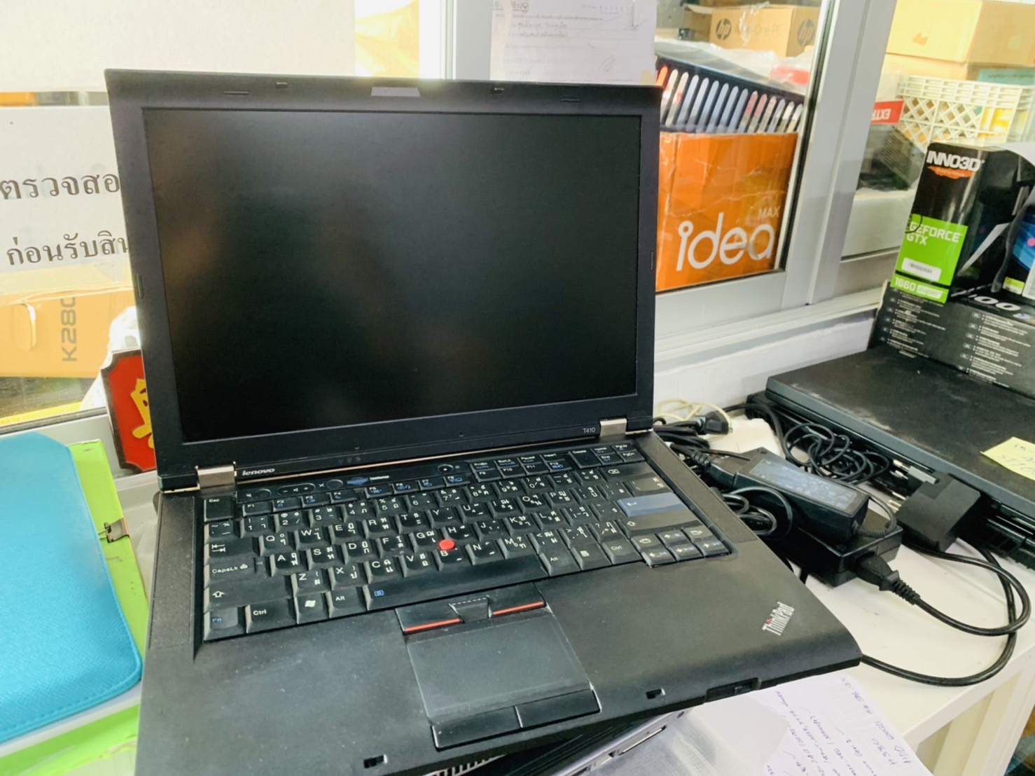 โน้ตบุ๊ค Notebook LENOVO ThinkPad T410 14.1 inch WXGA (1366x768) LED แบตเสื่อม สินค้ามีประกัน