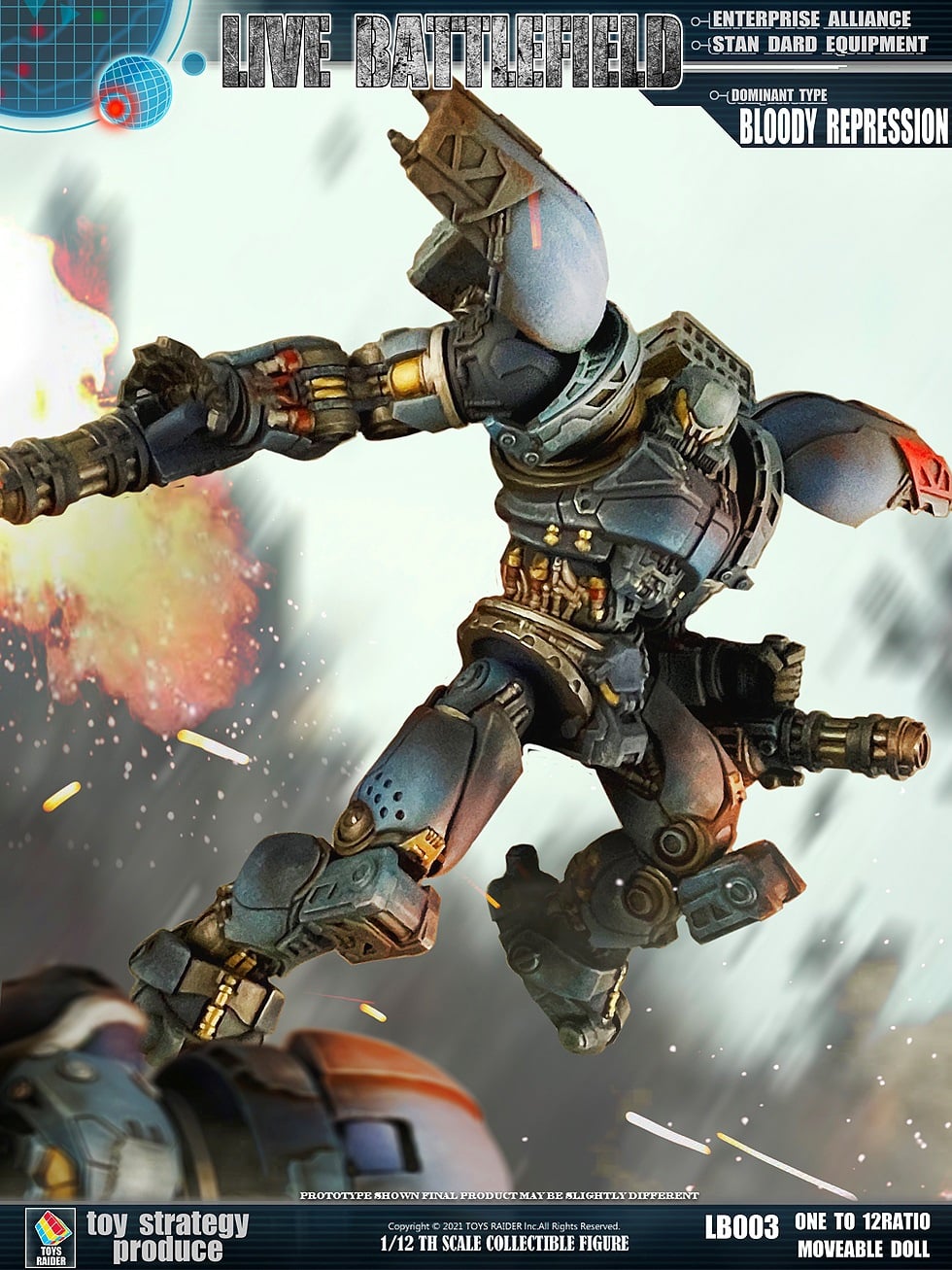 [สั่งจอง]TOYS RAIDER 1/12 : LIVE BATTLEFIELD - Conqueror Mech
