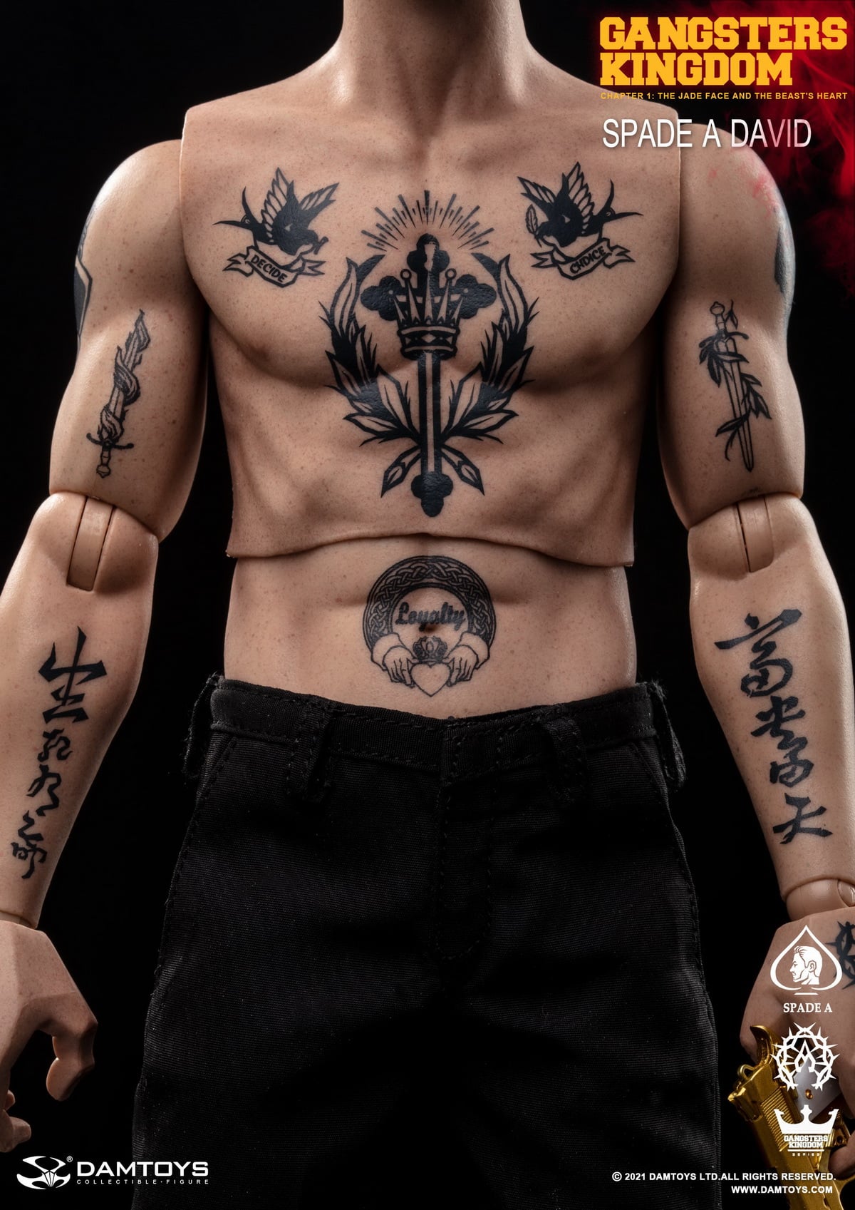 [สั่งจอง]DAMTOYS GK022 1/6 Gangsters Kingdom - SPADE DAVID