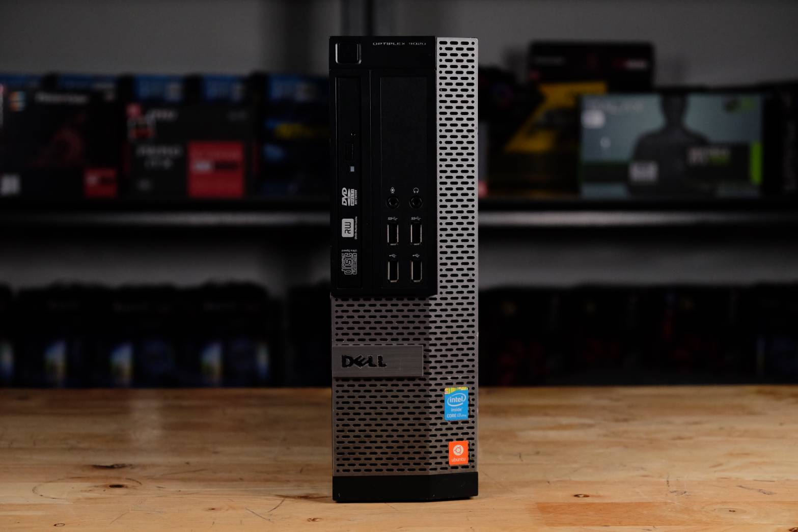 Dell OptiPlex 7020 SFF คอมพิวเตอร์ตั้งโต๊ะ CPU Pentium G3220 Ram 4 GB SSD 120 GB