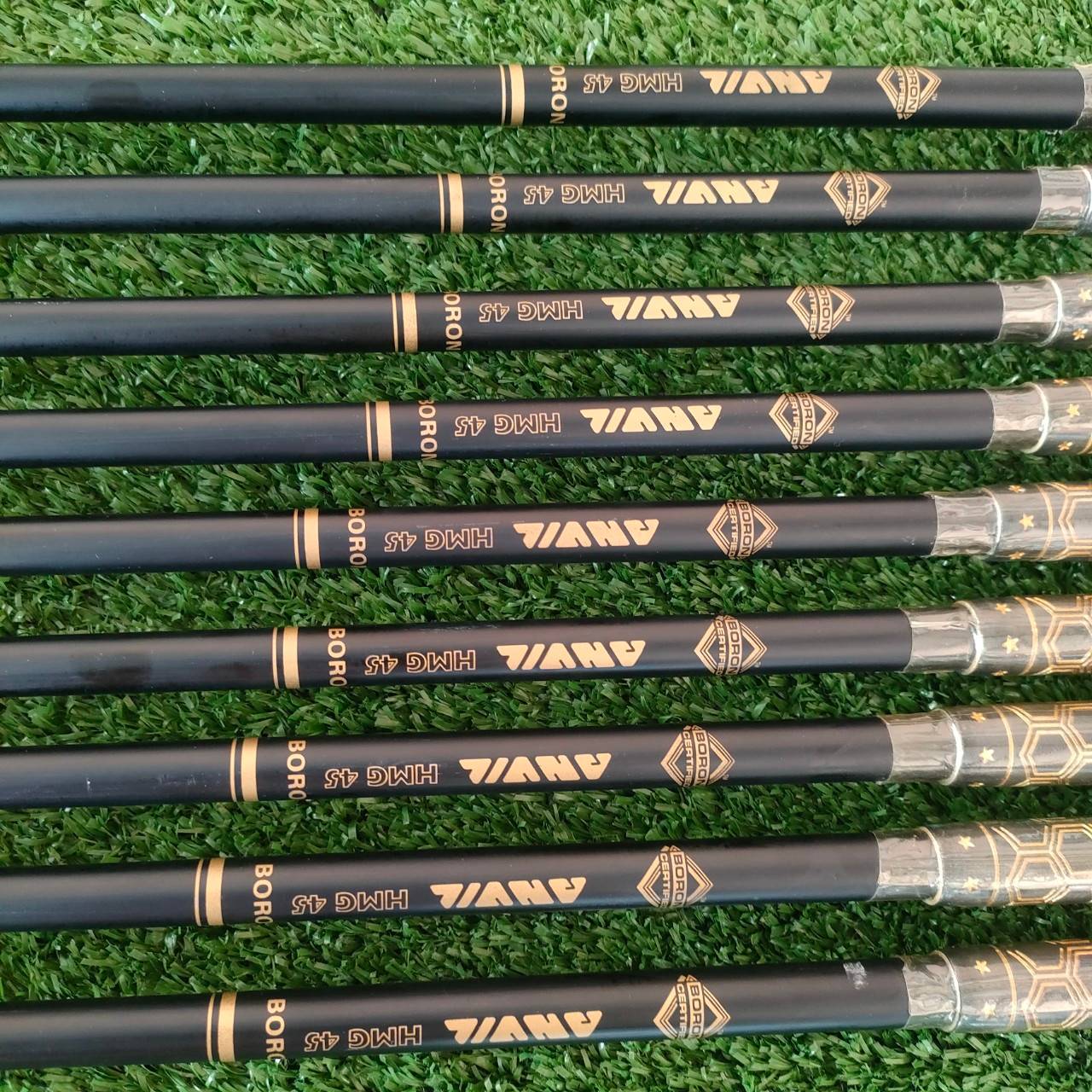 ชุดเหล็ก GARY PLAYER ANVIL CLASSIC ของใหม่!!! มีเหล็ก 3-9 เเละ PW SW ก้าน ANVIL HMG 45 FLEX C ก้านค่อนข้างอ่อน ตีสบายๆ!! ไม้กอล์ฟมือหนึ่ง ของแท้ BY NakaraLuxurious