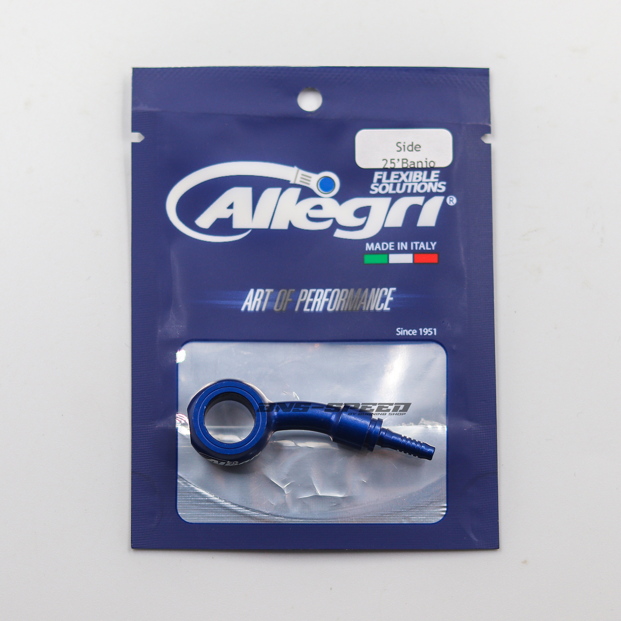 หัวเบรค Allegri Side 25° Banjos - Blue