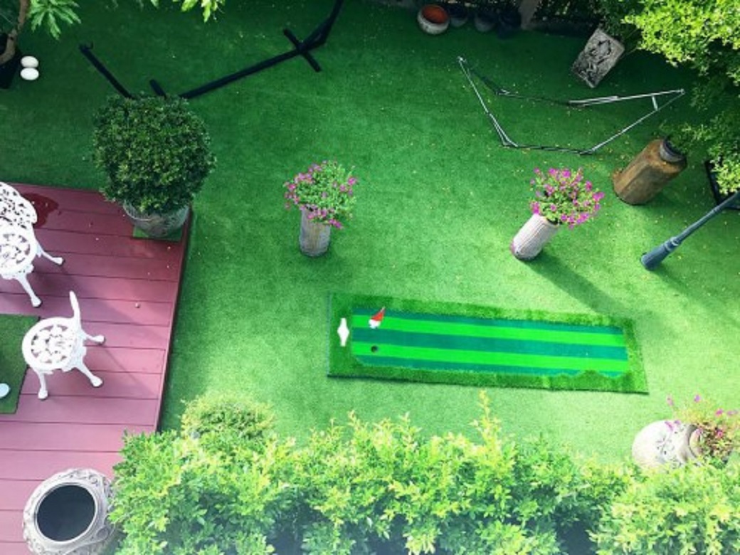 กรีนหญ้าเทียมซ้อมพัตต์ PGM GL009 ขนาดใหญ่ 0.75 x 3 เมตร