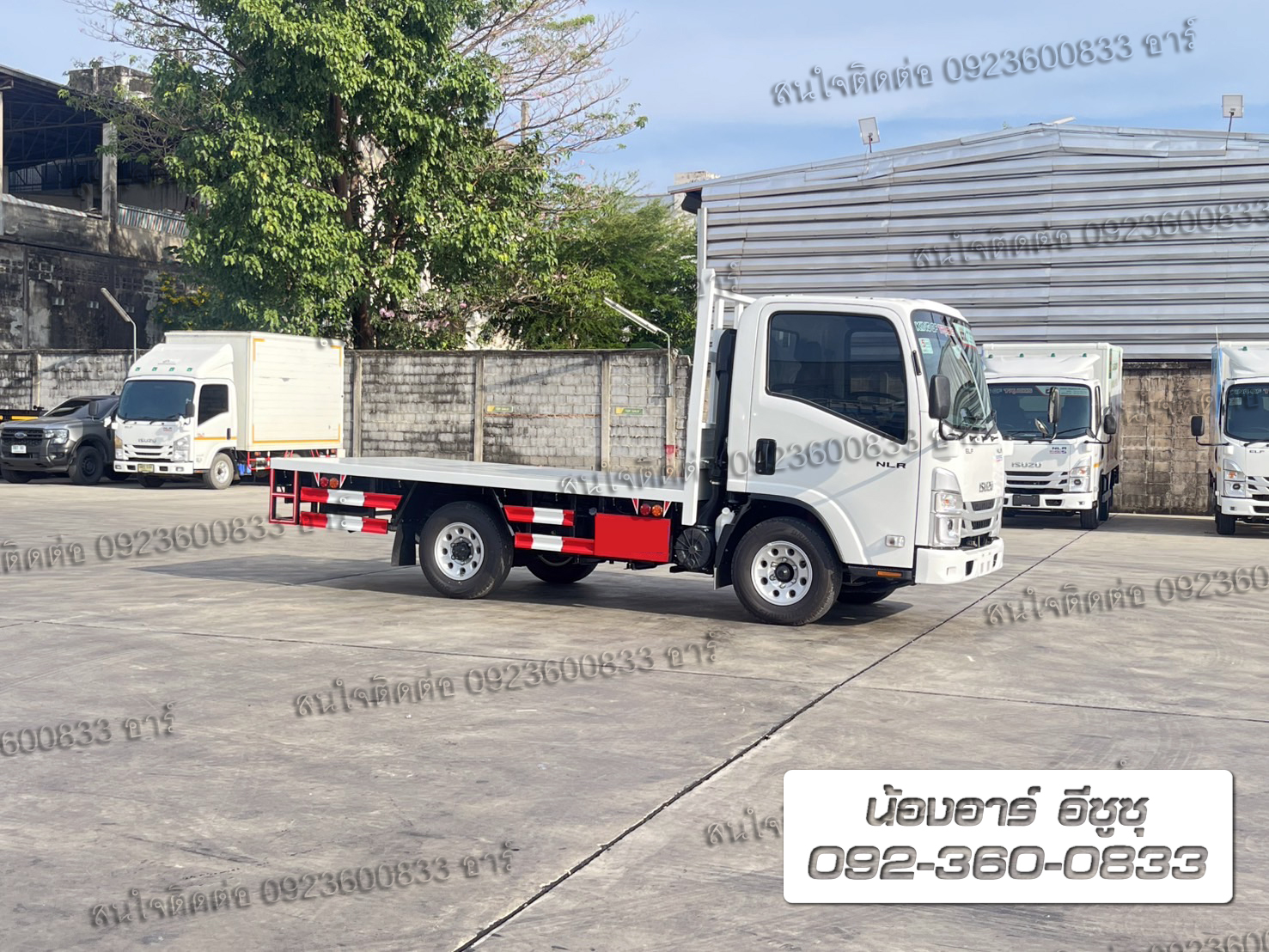 4 ล้อ ISUZU NLR Euro5 Max พื้นเรียบ
