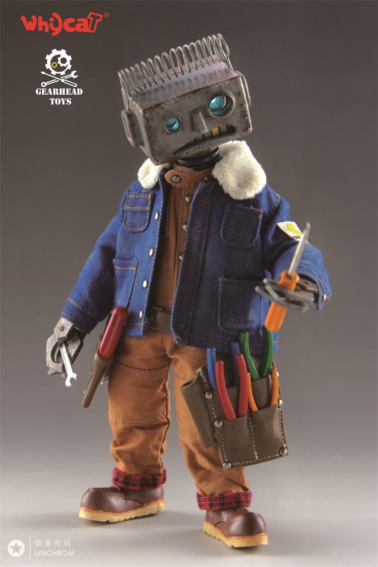 [สั่งจอง]Whycat & GEARHEADTOYS GHT001 ClumsyBot Series NO.1 : Repairman Curry