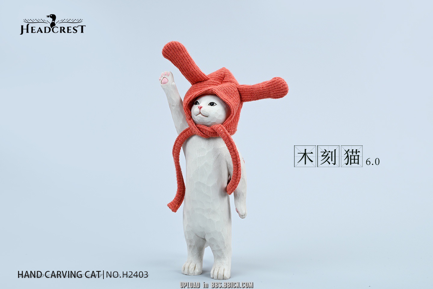 [สั่งจอง] HEADCREST H2403 : hand carving cat 6.0