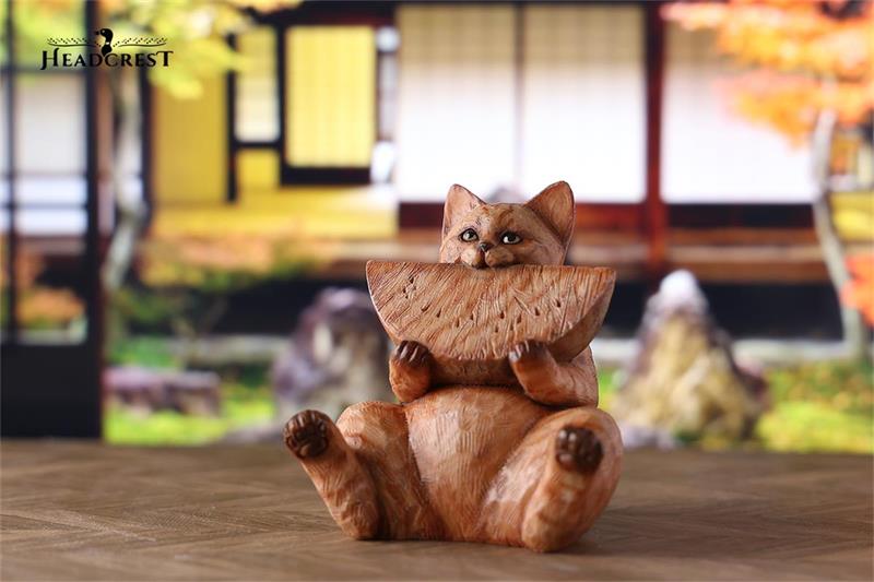 [สั่งจอง]HEADCREST Cat with Wooden Grain 9.0
