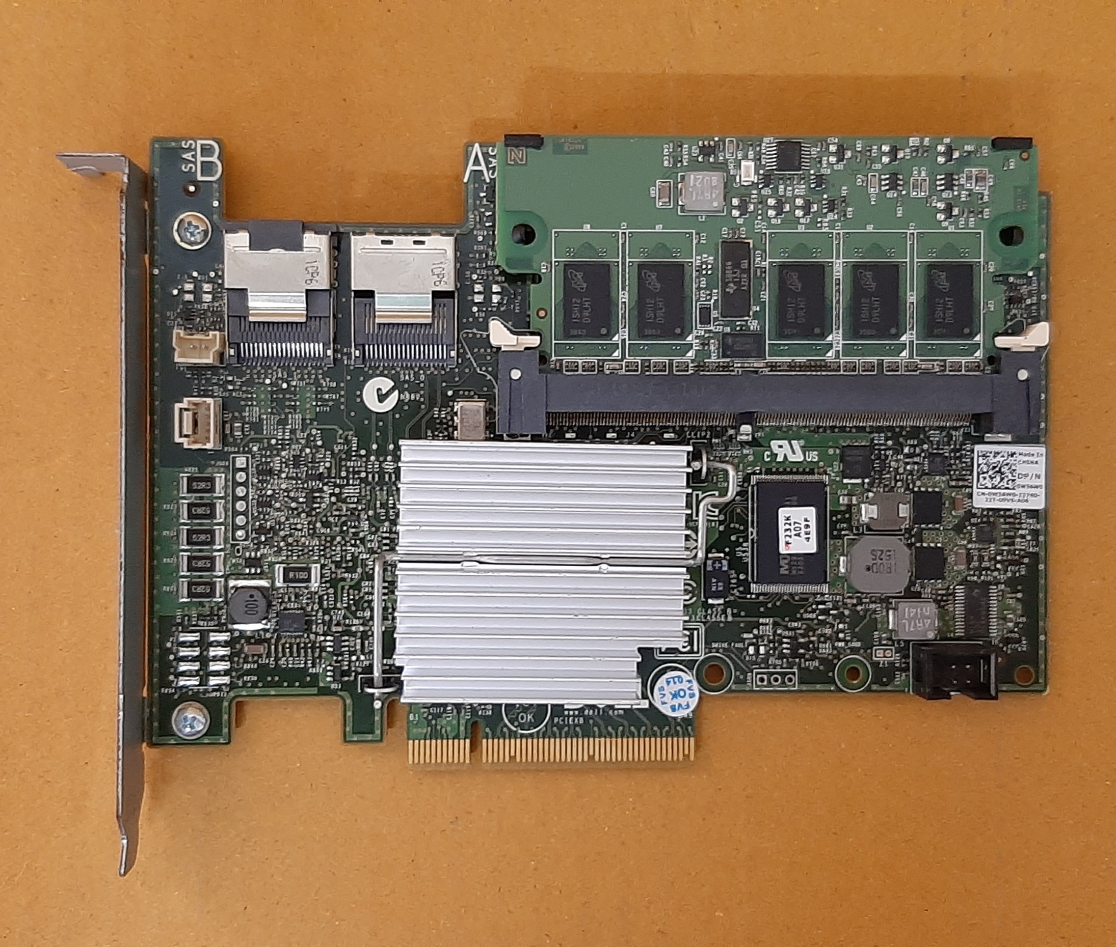 การ์ด Raid มือสอง Dell 0CNXVV PowerEdge PERC H700 6Gb/s SAS RAID Controller 512MB ประกันร้าน 1 เดือน