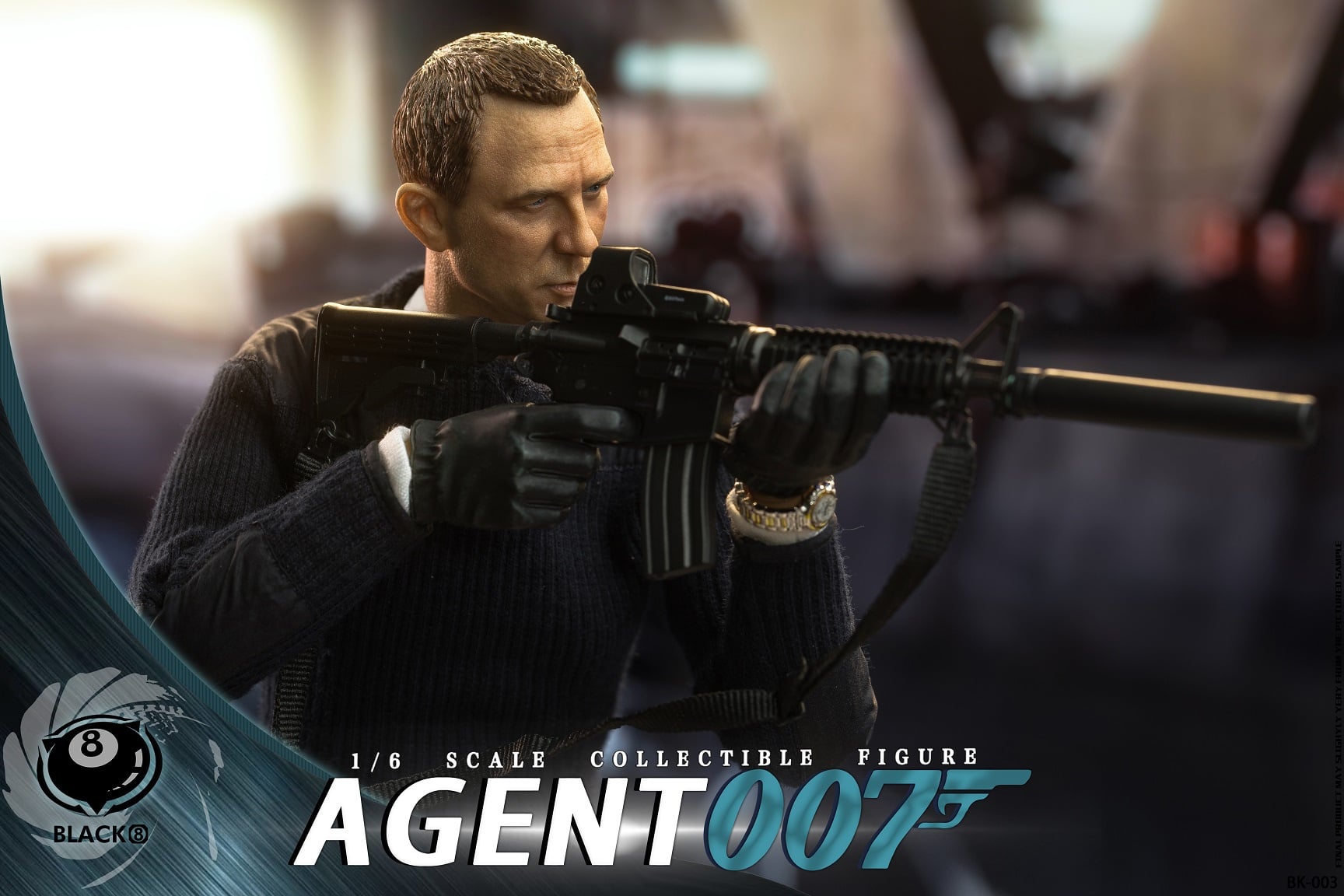 [สั่งจอง]BLACK 8 STUDIO BK-003 1/6 : Collectible Action Figure - Agent 007