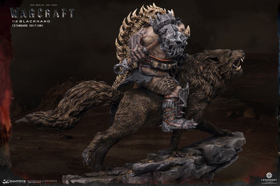 [สั่งจอง]DAMTOYS DMLW014/DMLW015 EPIC SERIES WARCRAFT - BLACKHAND RIDING WOLF STANDARD VER. /IMITATION BRONZE