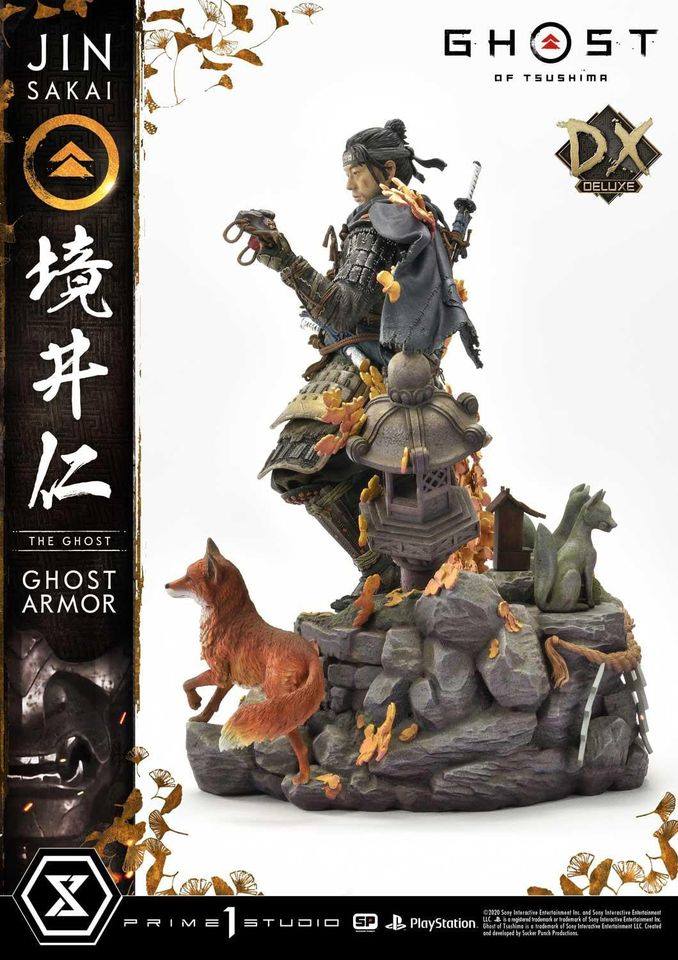 [สั่งจอง]Prime 1 Studio UPMGHOT-01DX : Ghost of Tsushima Jin Sakai, The Ghost - Ghost Armor [Deluxe Version]