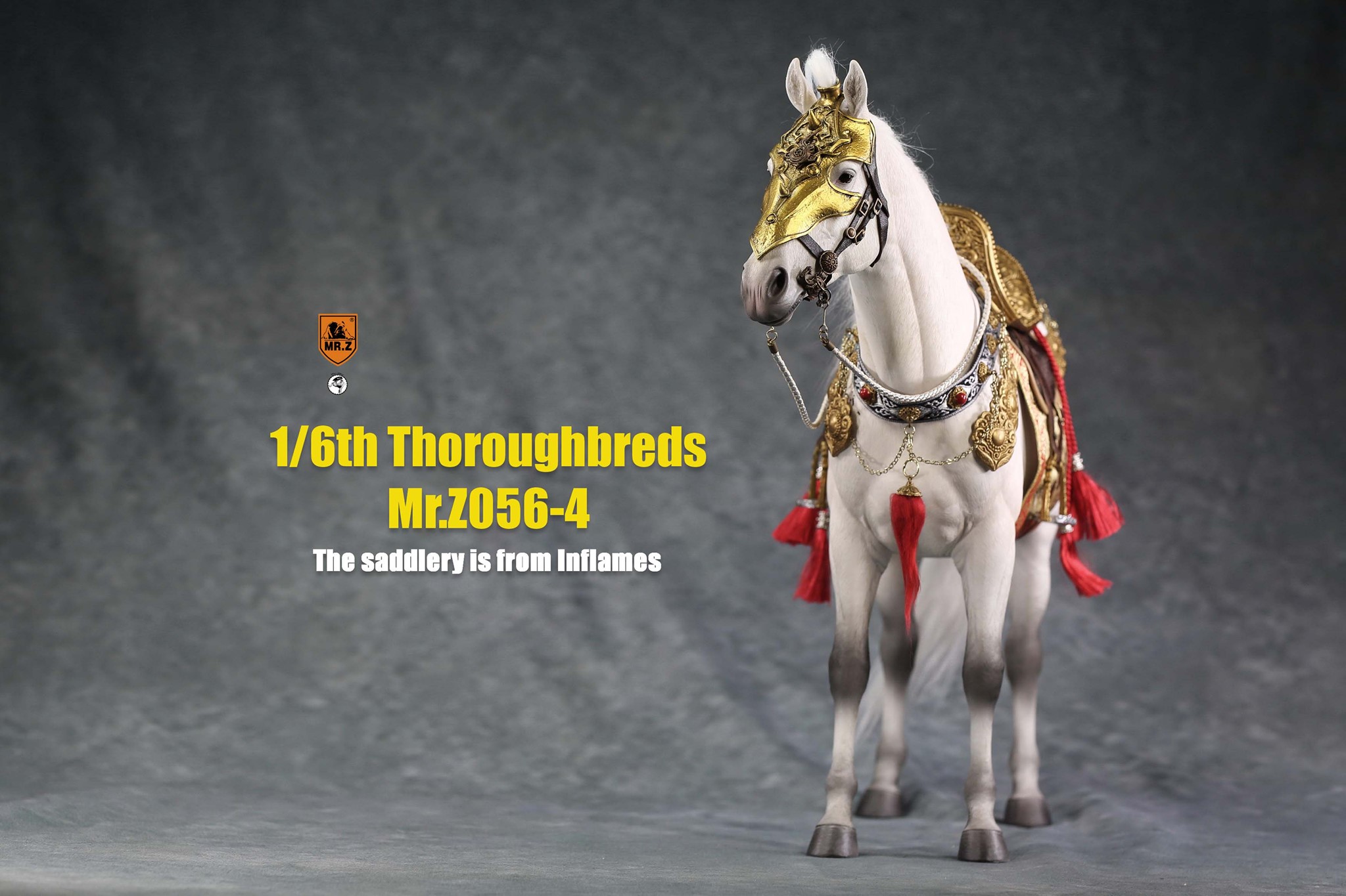 [สั่งจอง]MR.Z MRZ056 1/6 animal model No.56 : Thoroughbreds （all 5 colours） MR.Z 1/6 : Ancient Japanese Harness Set