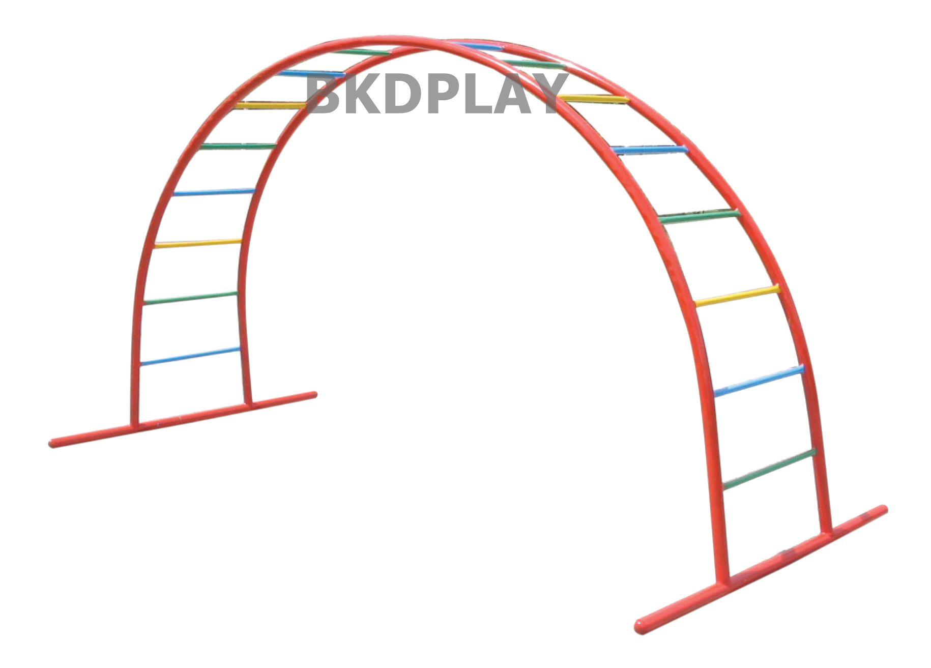 เครื่องเล่นสนามกลางแจ้ง เครื่องเล่นสนามเหล็ก ชุดปีนป่ายบาร์ไต่ บาร์โค้ง Outdoor Playground, ราคาโรงงาน สินค้าสั่งผลิต 10-20 วัน