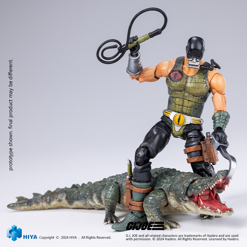 [สั่งจอง] Hiya Toys EMG0359 1/18 : Exquisite Mini Series - G.I.Joe Croc Master&Fiona