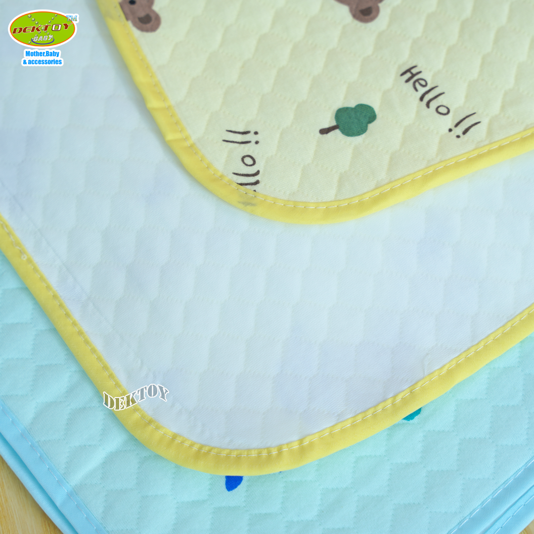 Littelhome ลิตเติ้ลโฮม ผ้ายางรองฉี่เด็กไม่ร้อน XXL 70 x 90 ซม. คละลาย