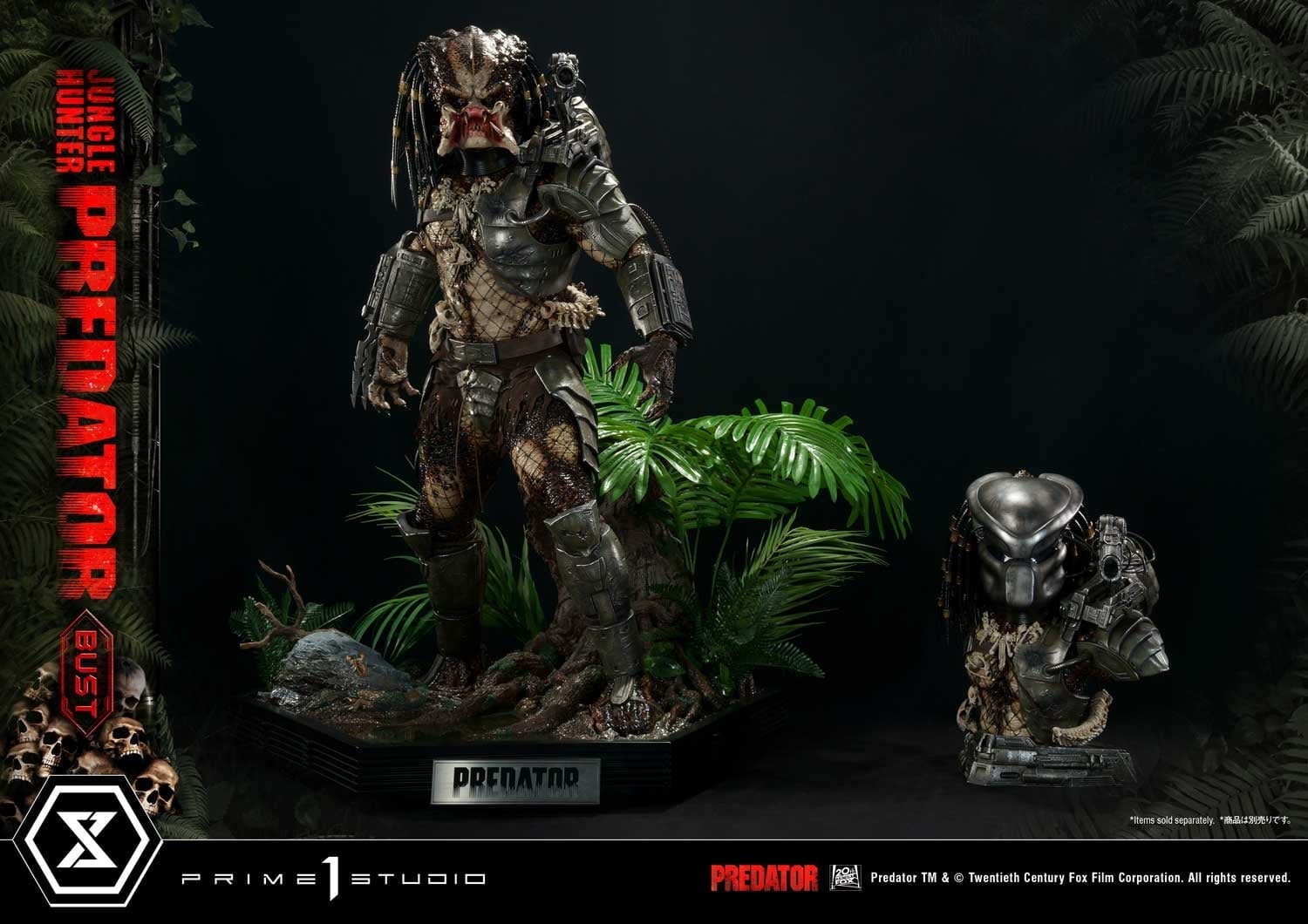 [สั่งจอง]Prime 1 Studio 1/3 : Jungle Hunter Predator Bust (Predator 1987)