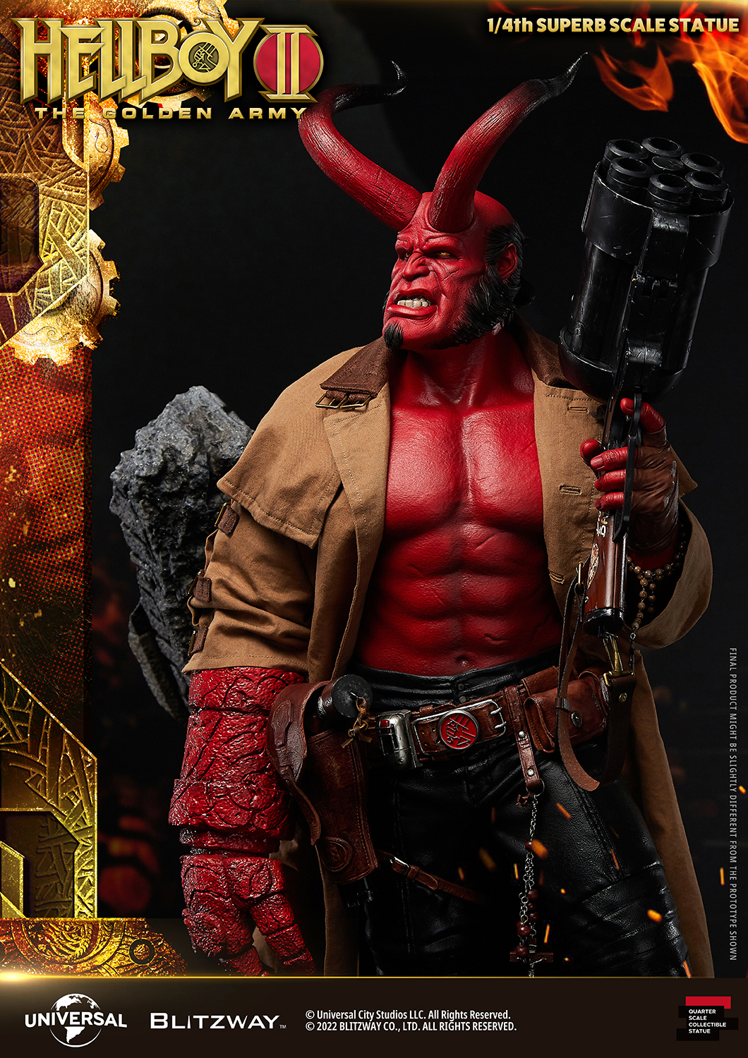 [สั่งจอง] Blitzway BW-SS-21301 1/4 : HELLBOY II - THE GOLDEN ARMY