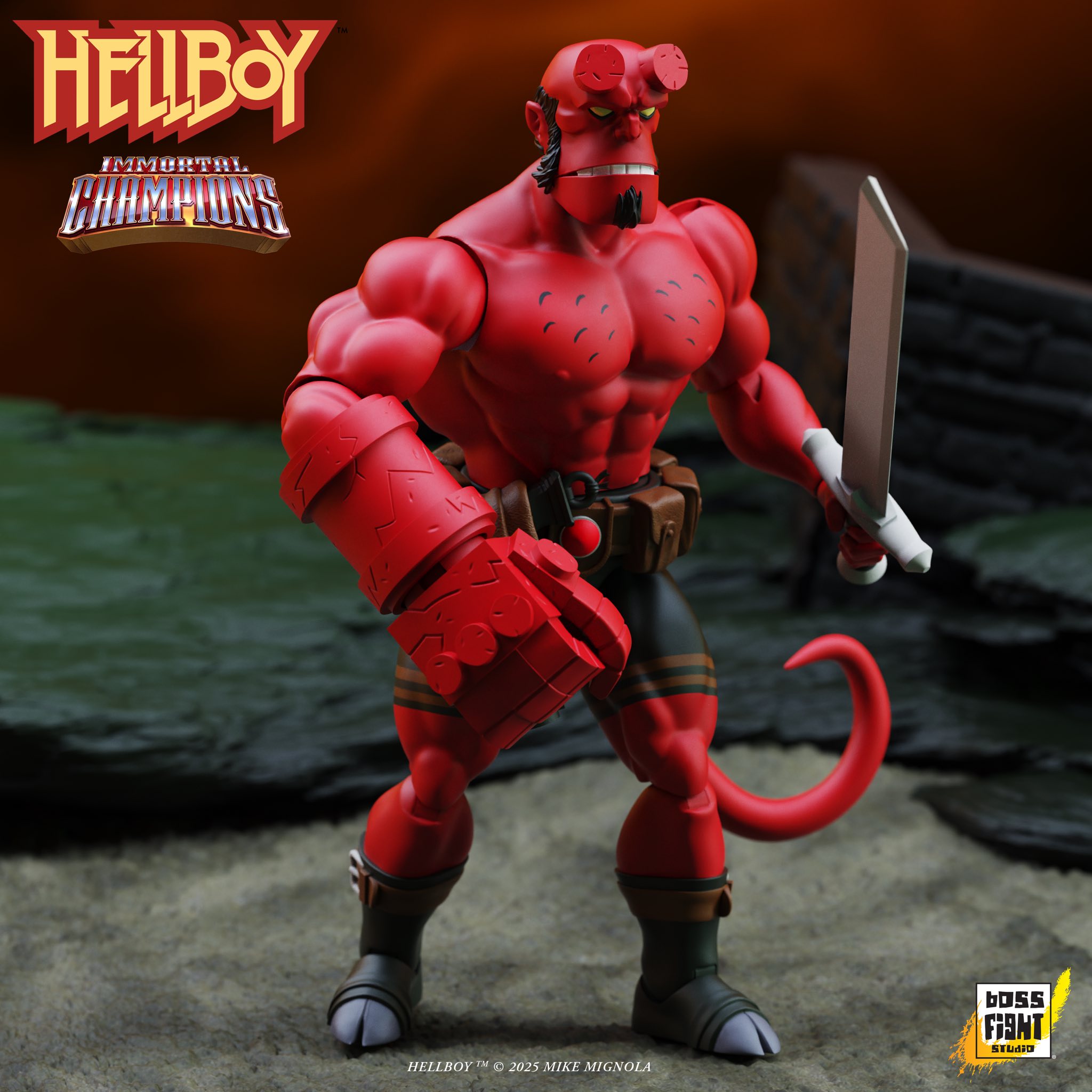 [สั่งจอง]Boss Fight Studio : Retro Hellboy (5.5 นิ้ว)
