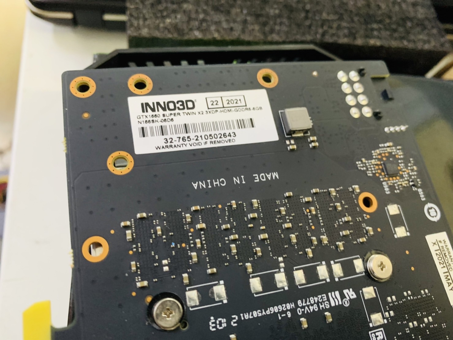 การ์ดจอ INNO3D GEFORCE GTX 1660 SUPER 6GB DDR6