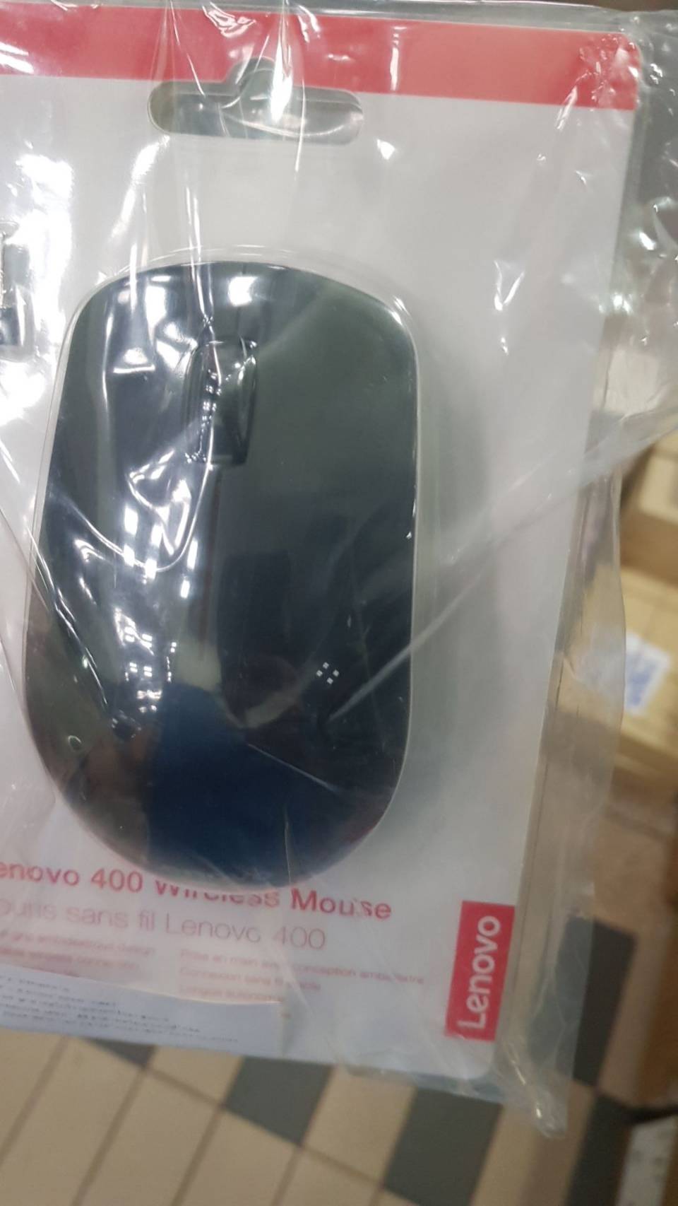 เม้าส์ไร้สาย Lenovo 400 Wireless Mouse ไร้สาย (ของใหม่) มีประกัน