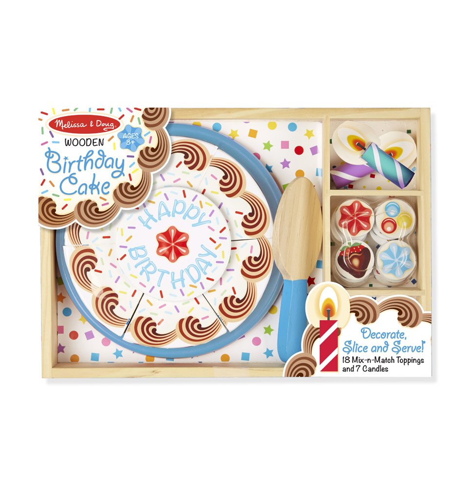 ชุดเค้กวันเกิด Melissa & Doug Birthday Cake รุ่น 0511 ของเล่นเสริมพัฒนาการเด็ก