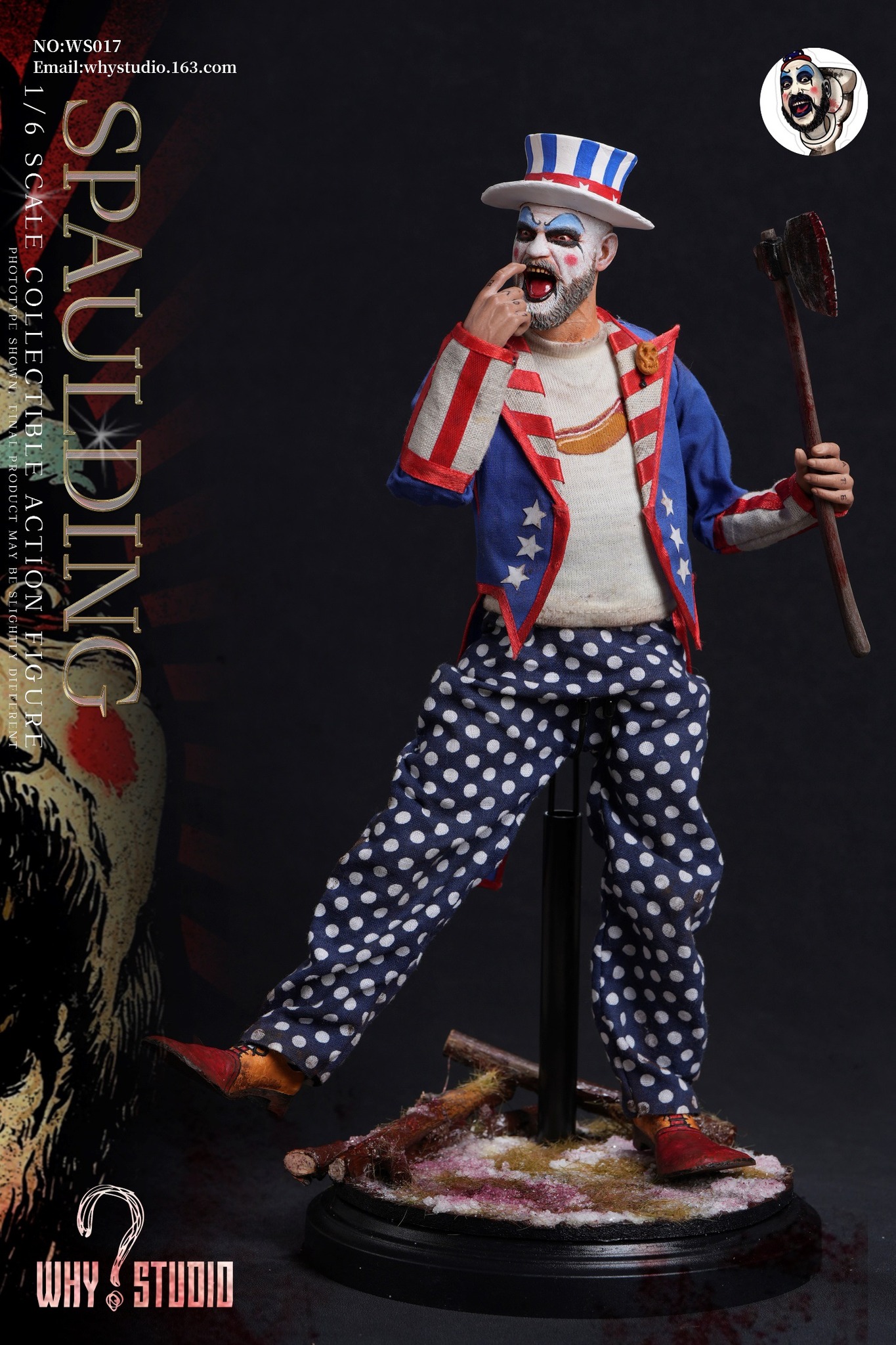 [สั่งจอง] WHY STUDIO WS017 1/6 : captain Spaulding