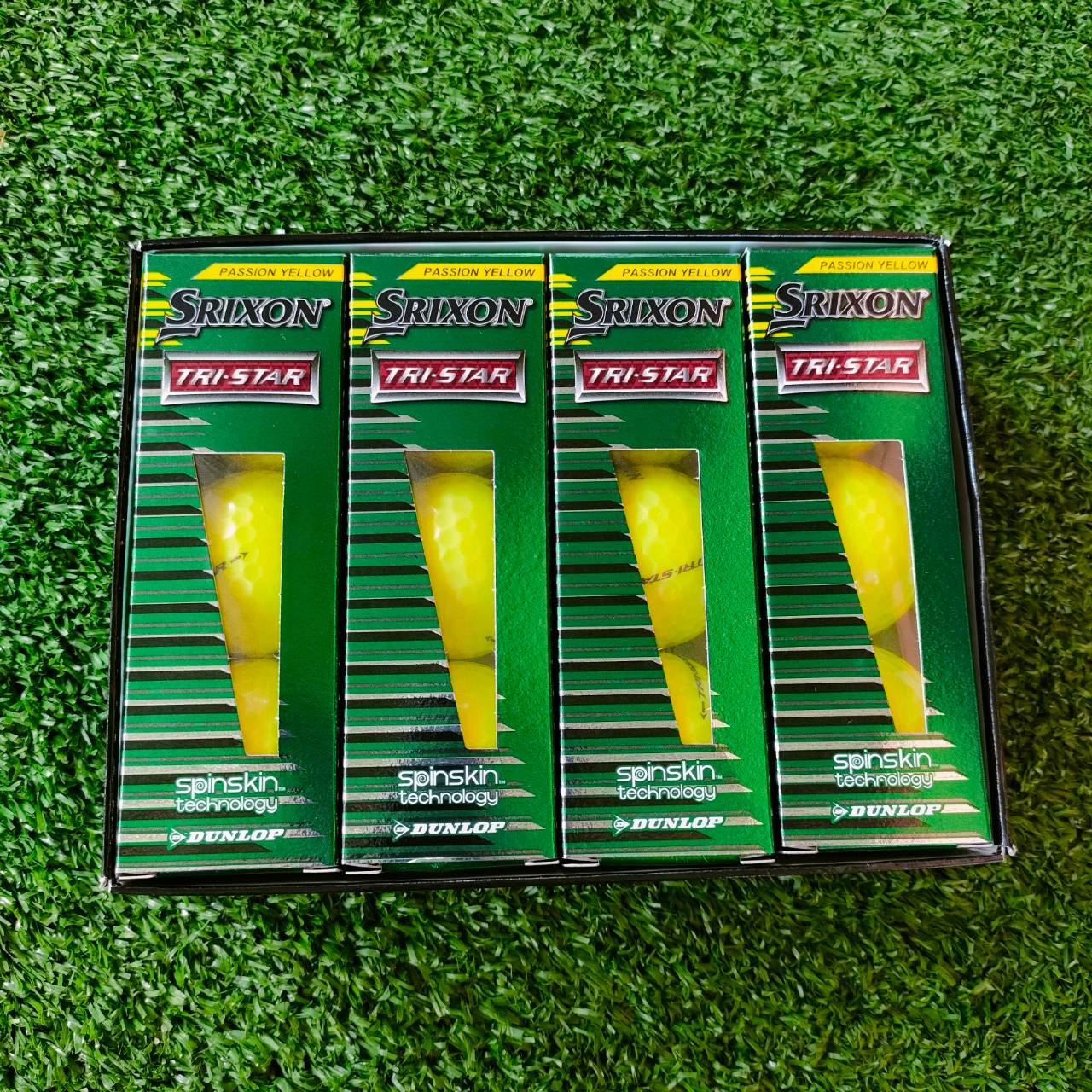 ลูกกอล์ฟ SRIXON TRI-STAR ของใหม่!!! พรีเมี่ยมจากญี่ปุ่น รุ่นนี้เปลือกสามชั้น SPIN SKIN!! ตกหยุดแน่นอน นุ่มและเสถียรมาก