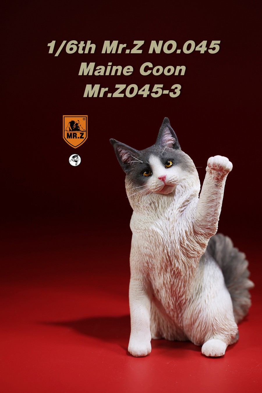 [สั่งจอง] MR. Z Animal Model MRZ045 1-5 1/6th : Maine Coon (all 5 colors)