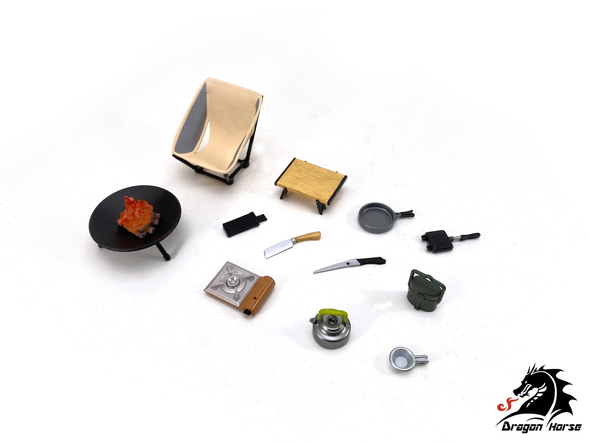 [สั่งจอง]DRAGON HORSE DH-E004 1/12 : CAMPING EQUIPMENT SET B