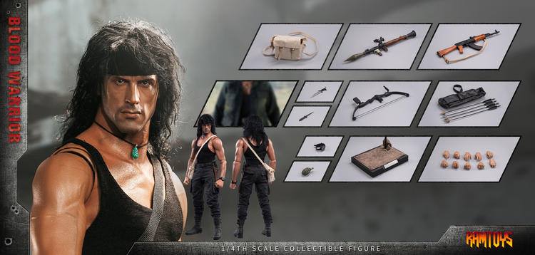 [สั่งจอง]RAMTOYS RT01 1/4 : Blood Warrior Rambo