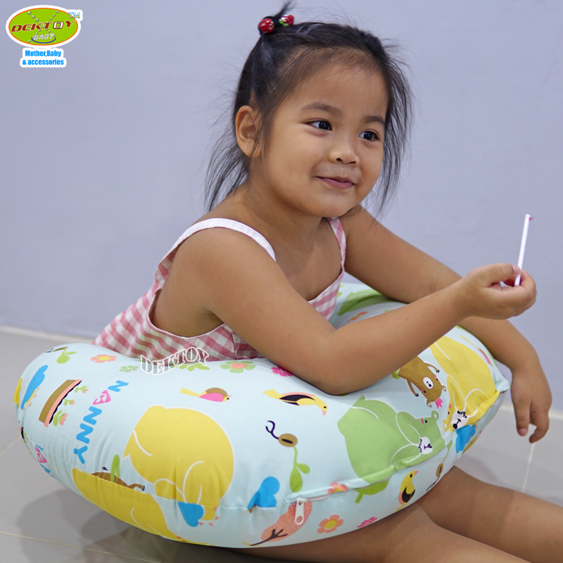 NANNY แนนนี่ หมอนรองให้นมลูกพร้อมปลอกแนนนี่ ลายN341