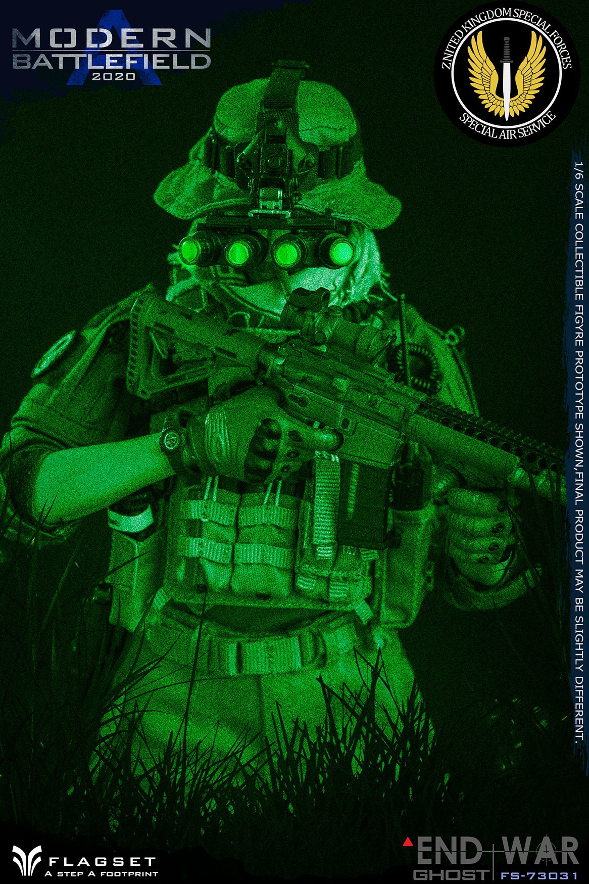 [สั่งจอง] FLAGSET FS-73031 1/6 : End War Ghost Modern Battlefield 2020 A [Reissue]