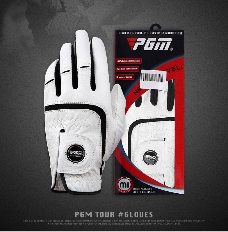 ถุงมือกอล์ฟหนังสุดหรู PGM ST021