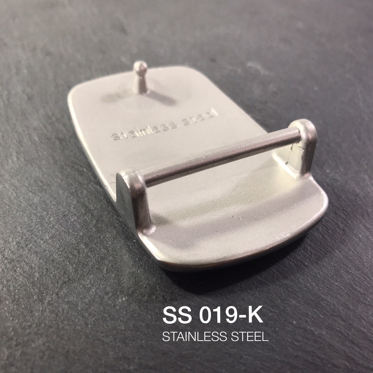 SS019-K หัวเข็มขัดสเตนเลสแท้ขนาด 38มิล หรือ 1.5นิ้ว อุปกรณ์งานหนัง leatherbrass**ราคาต่อชิ้น**