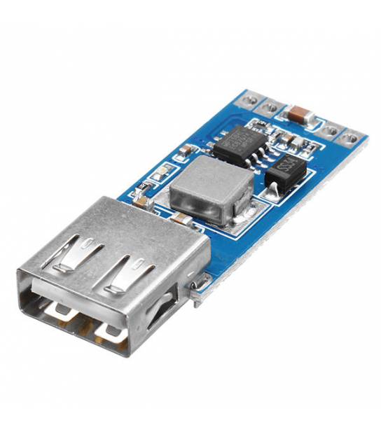 โมดูลแปลงไฟลง เป็น 5V USB 9V/12V/24V to 5V DC-DC buck module car charger 3A output USB buck regulated power supply step down