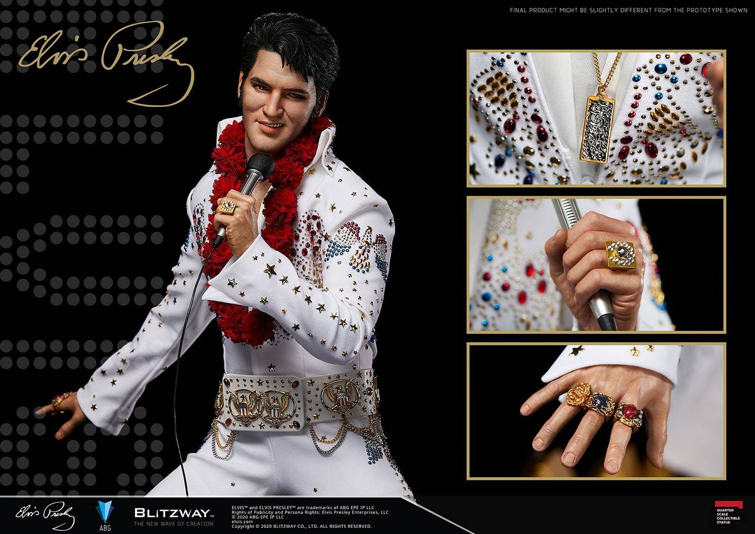 [สั่งจอง]Blitzway BW-SS-20701 1/4 : Elvis Aaron Presley Statue
