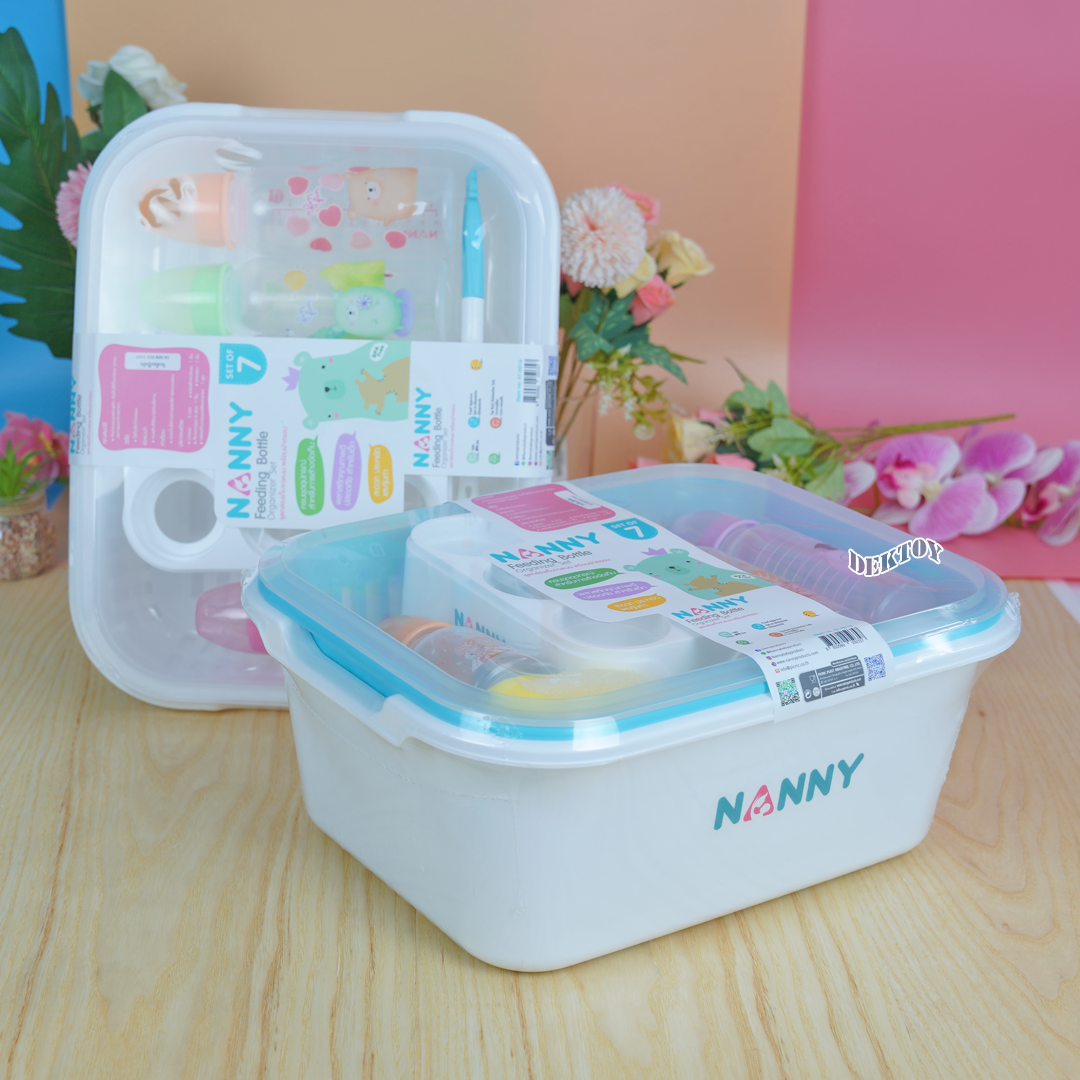 Nanny แนนนี่ เซ็ทกล่องเก็บขวดนม 6 ชิ้น S7-N216