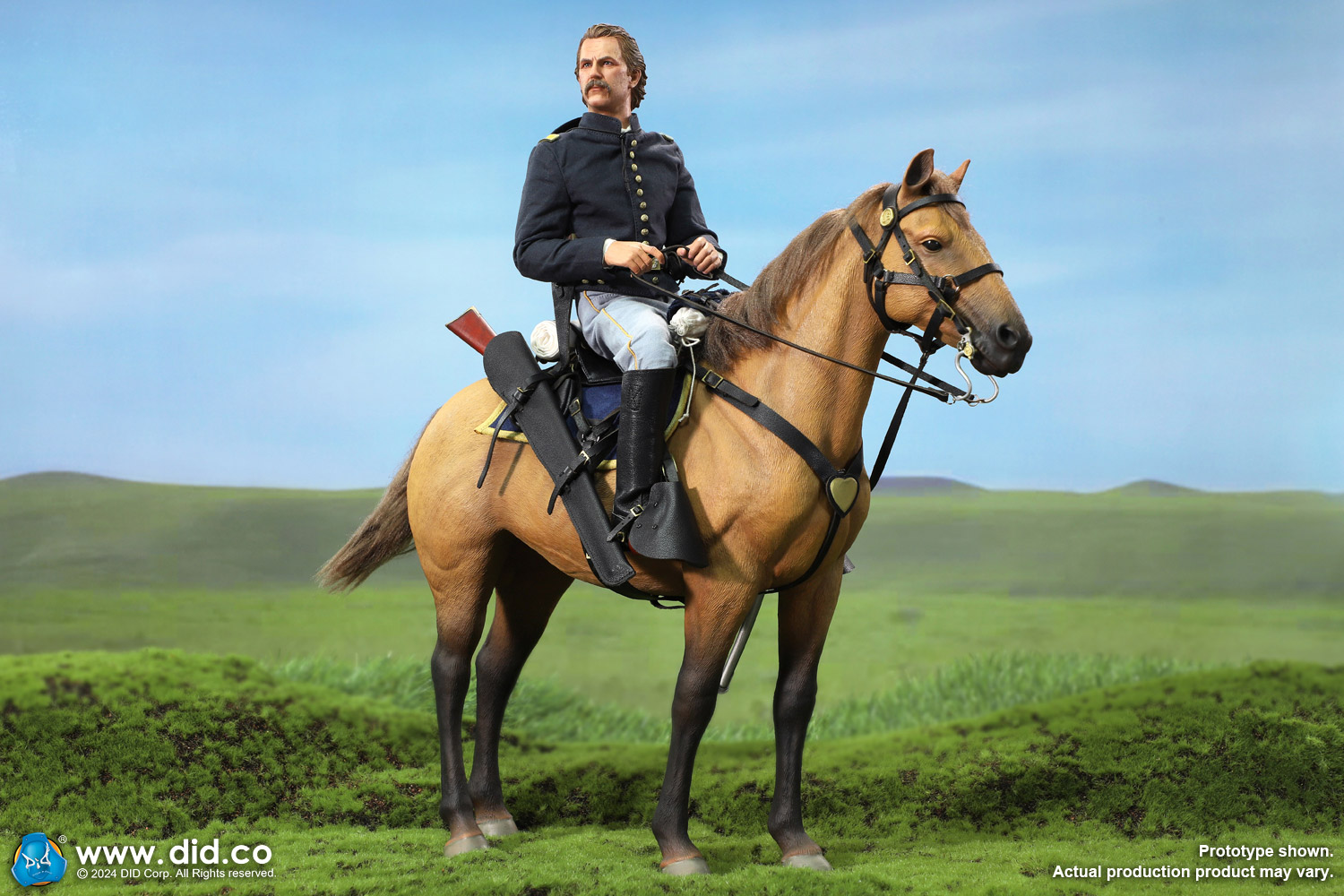 [สั่งจอง] DID E60076 1/6 : Civil War Brown War Horse (Standing)