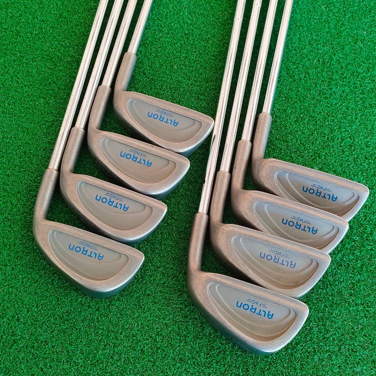 **ไม้กอล์ฟสำหรับผู้หญิง** ชุดเหล็ก MIZUNO ALTRON FWD มีเหล็ก 3-9 เเละ PW ก้าน NAFLE 1100 FLEX L