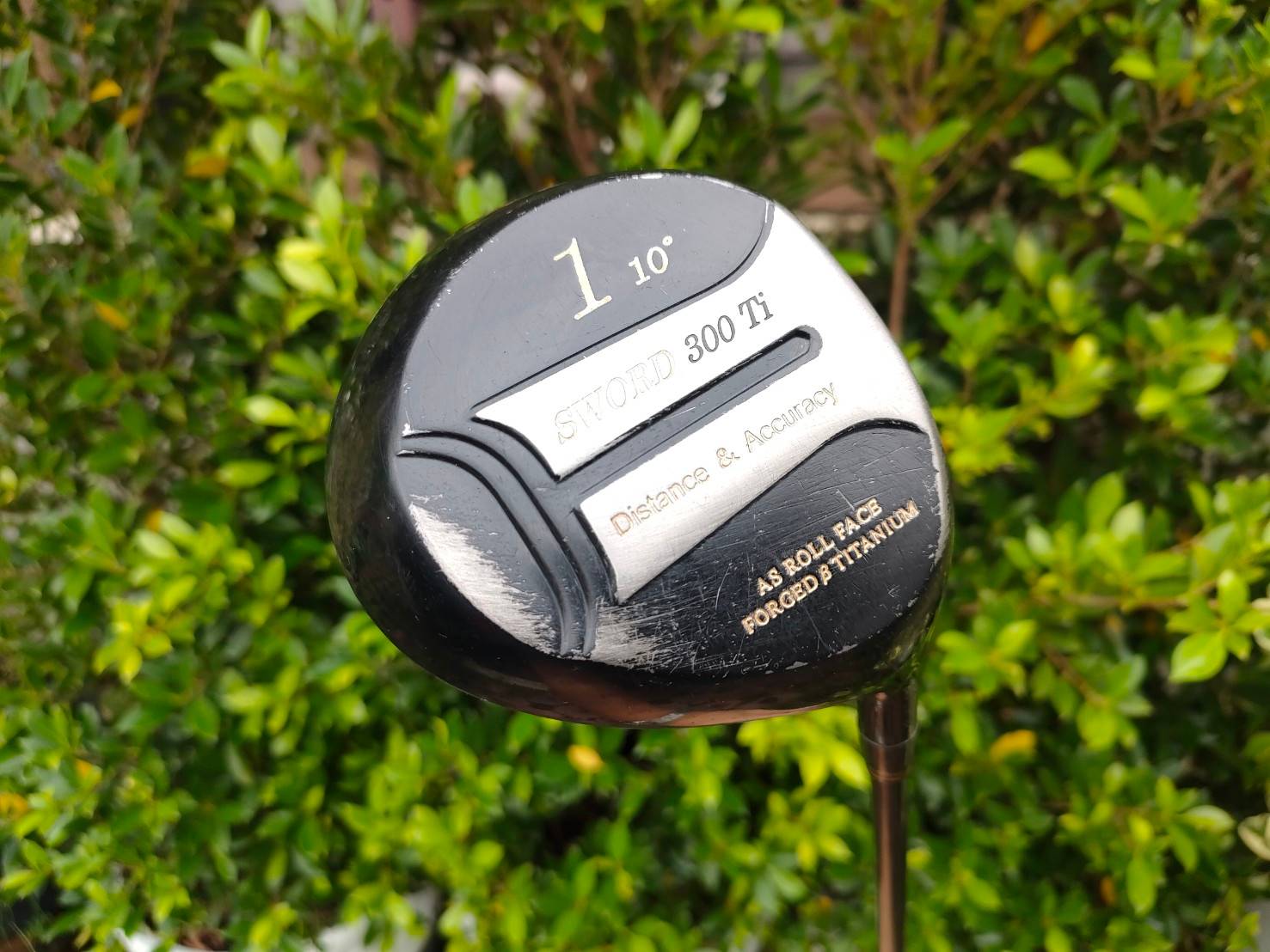 DRIVER SWORD 300 TI as roll face หน้าเด้ง วัสดุ FORGED TITANIUM ก้าน KATANA GOLF FLEX R องศา 10