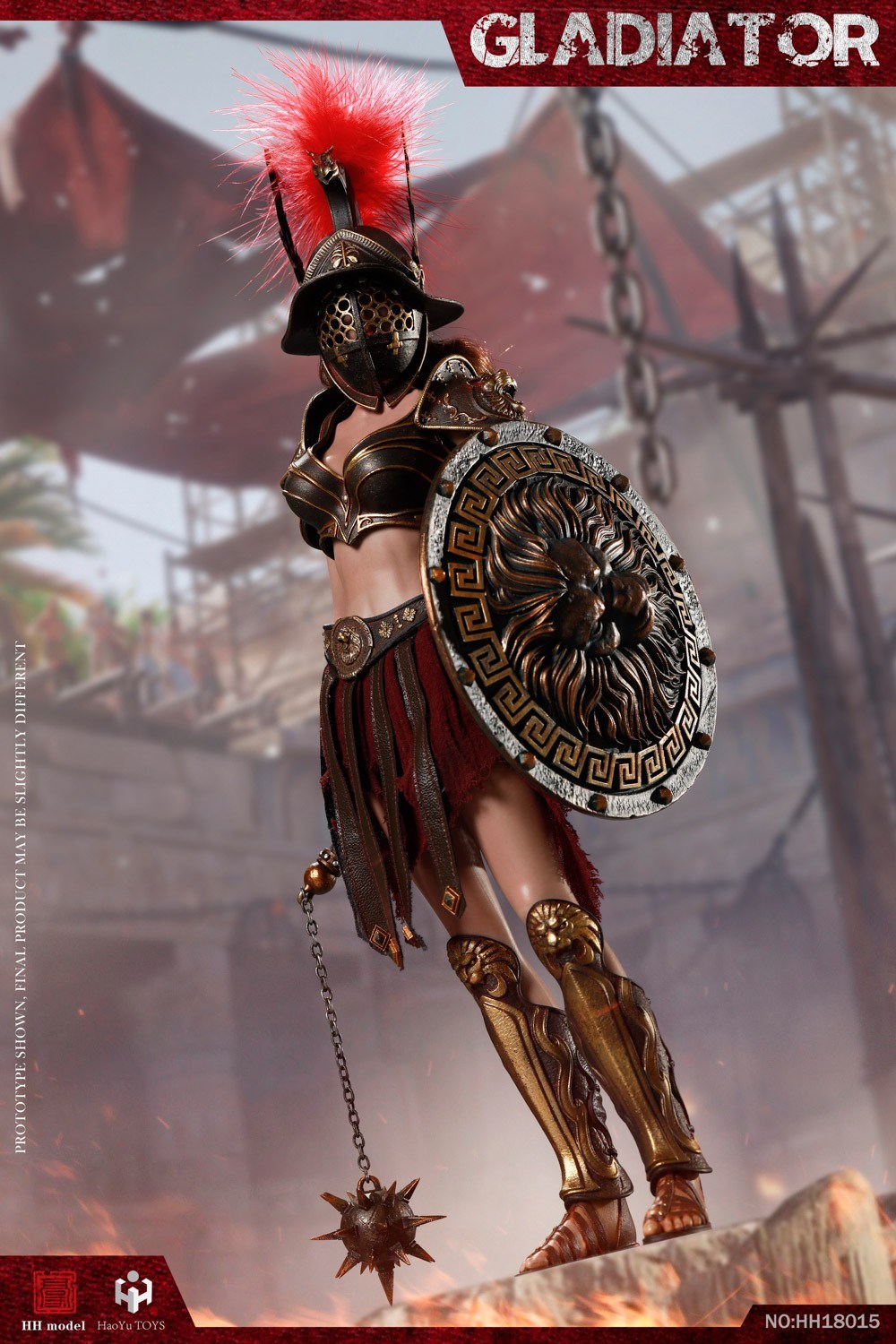 [สั่งจอง]HHmodel & HaoYuTOYS HH18014 Black /HH18015 Red 1/6 Scale : Imperial Legion-Imperial Female Warrior