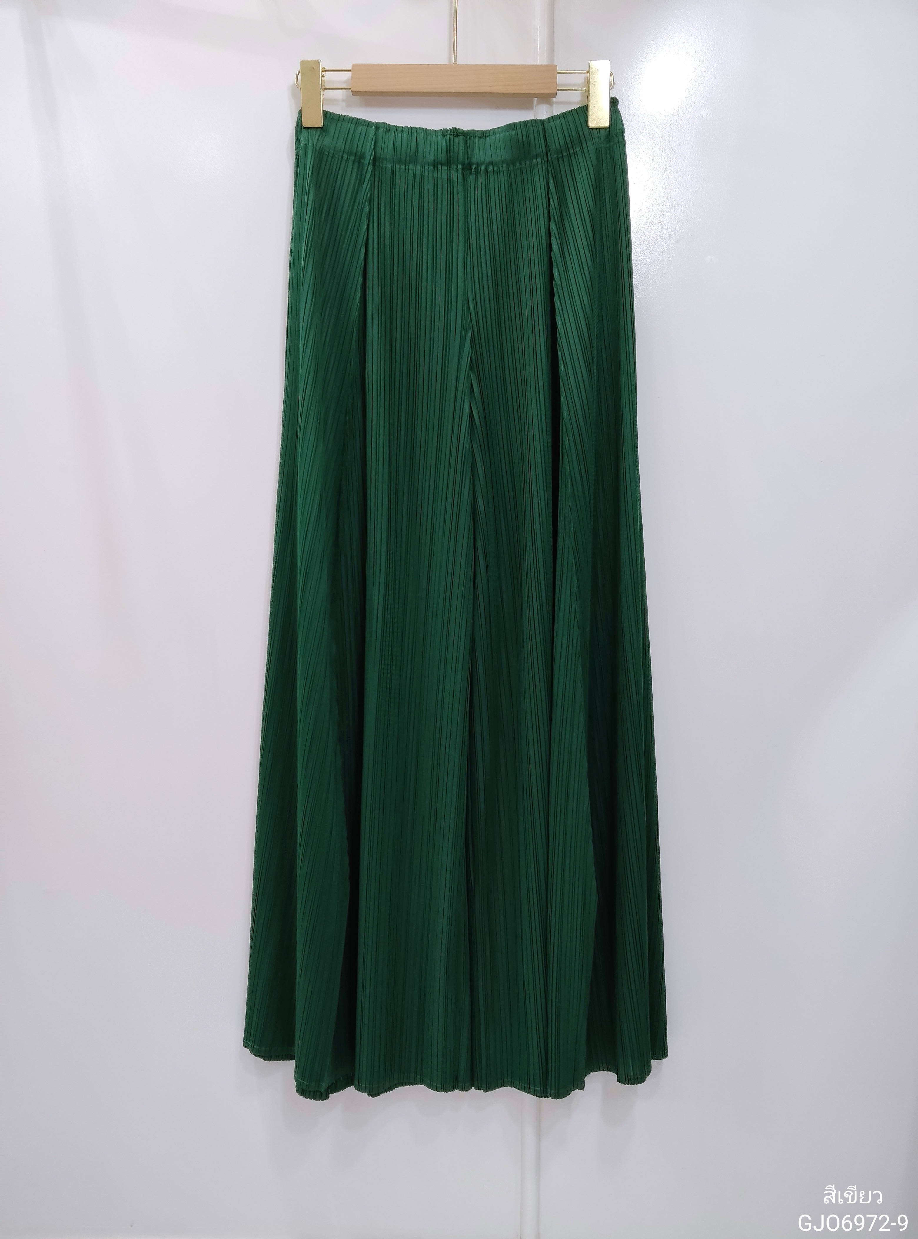 ยาว37.5"นิ้ว! 2MUAY กางเกงผู้หญิง กางเกงพลีทคุณภาพ รุ่น GJO6972 WIDE LEG PLEAT PANT FREE SIZE