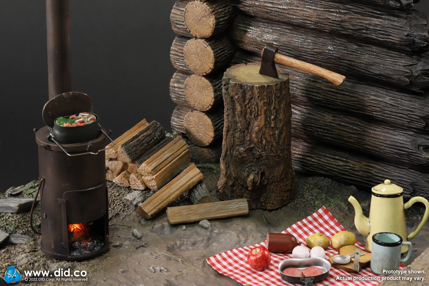 [สั่งจอง]DID 1/6 E60067 : WWII Stove Diorama Set